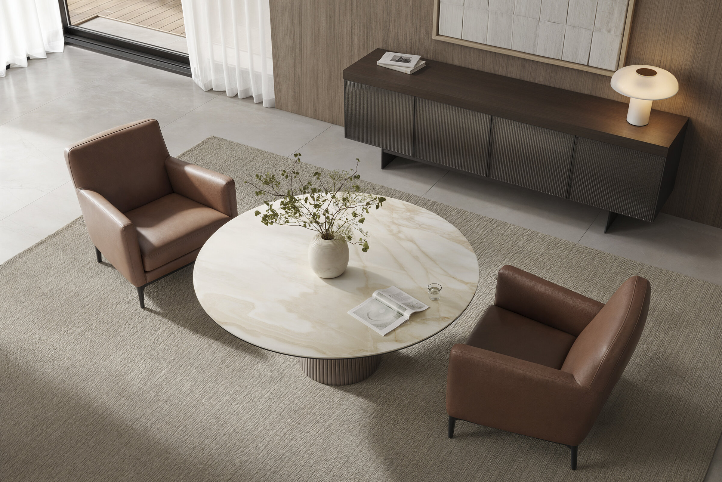 Ambiance avec le buffet Hiro