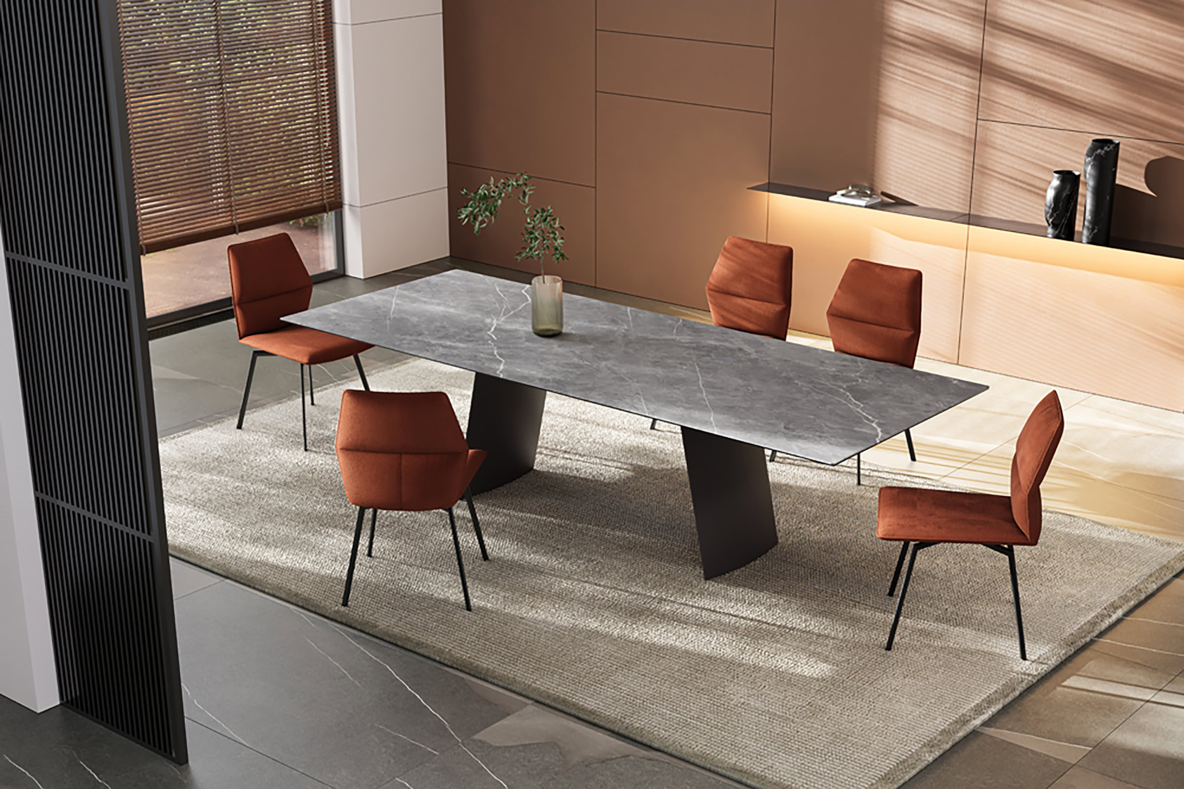 Table Quartz dans une salle à manger