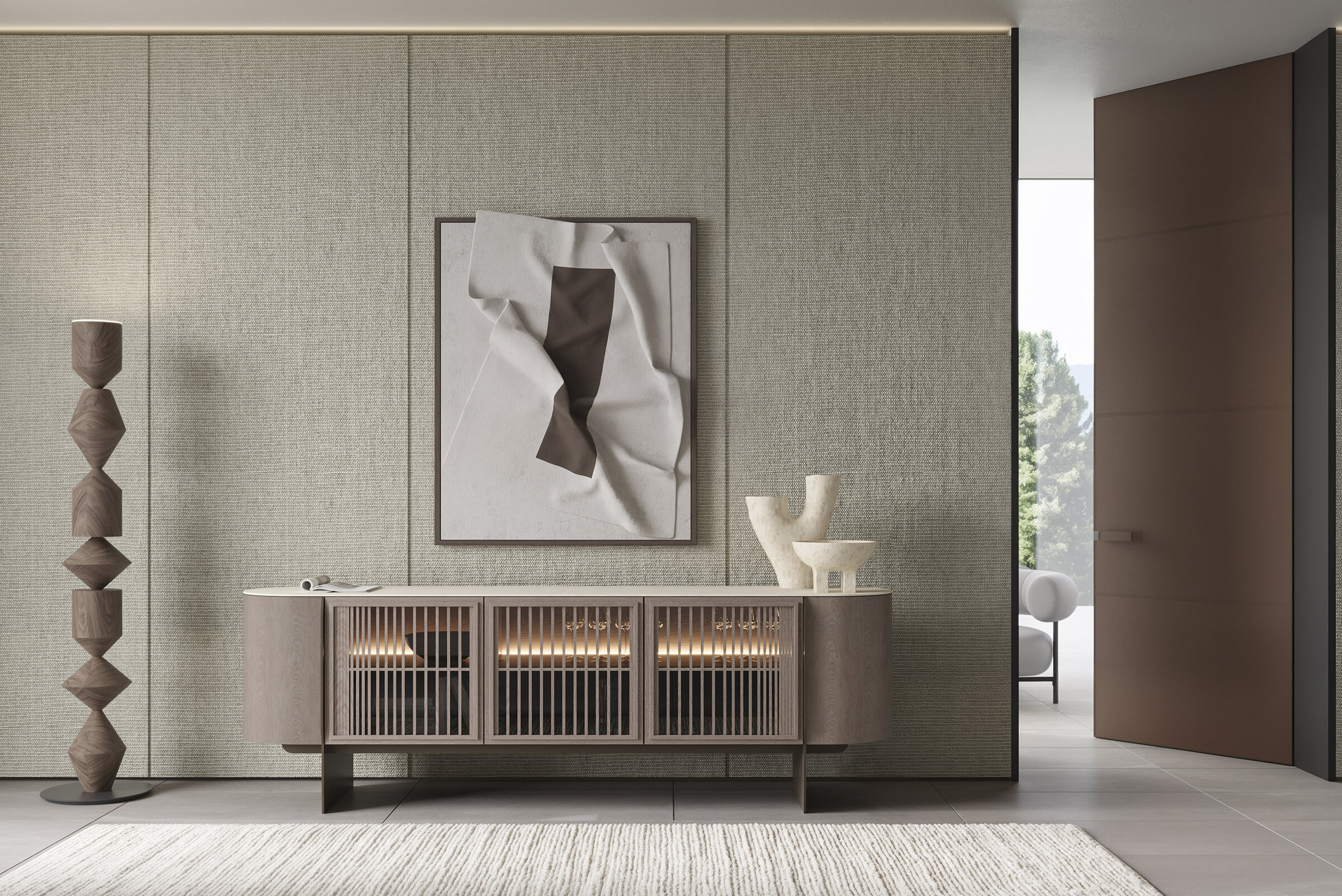 Perspective sur le buffet Riva