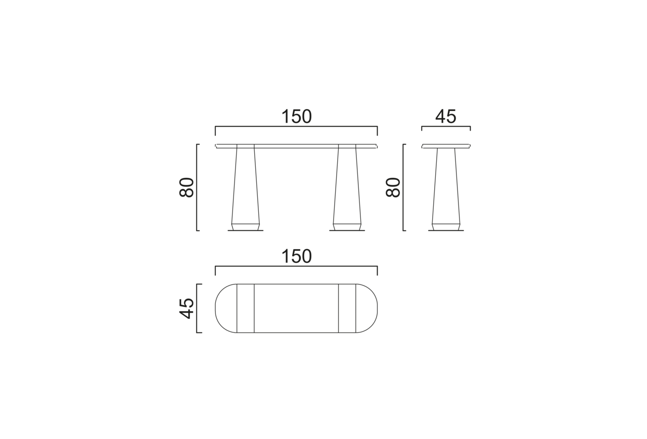 Schéma Table Console Arte