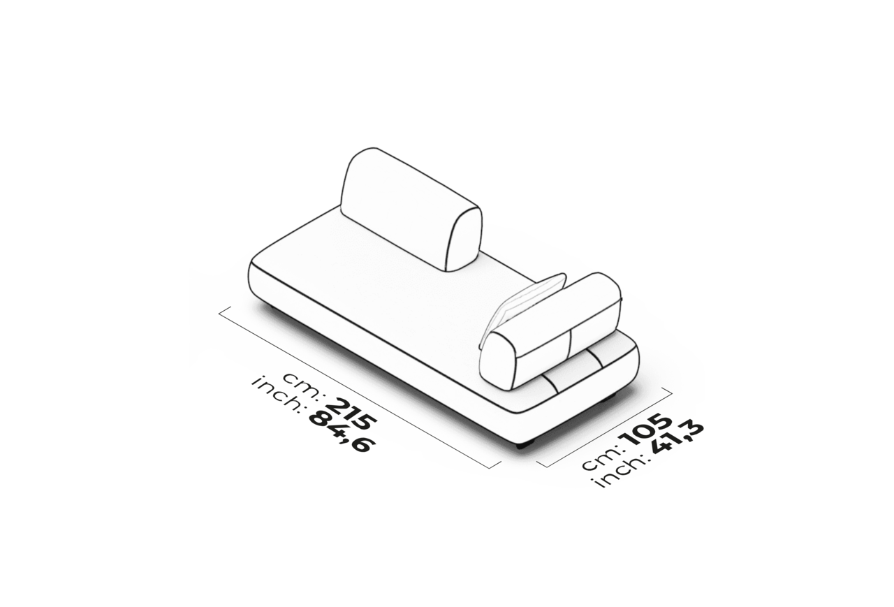 Schéma Module de relaxation à 2 dossiers (gauche)