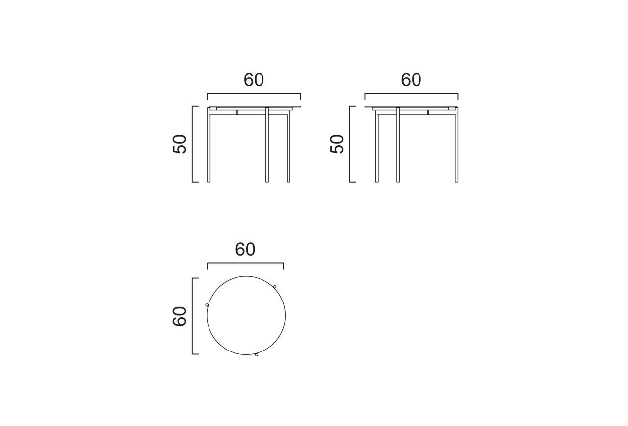 Schéma Table d'appoint