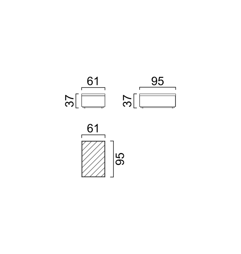 Schéma Table basse à tiroirs