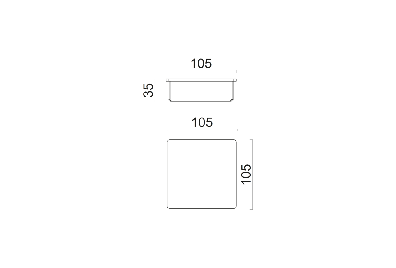 Schéma Grande table basse