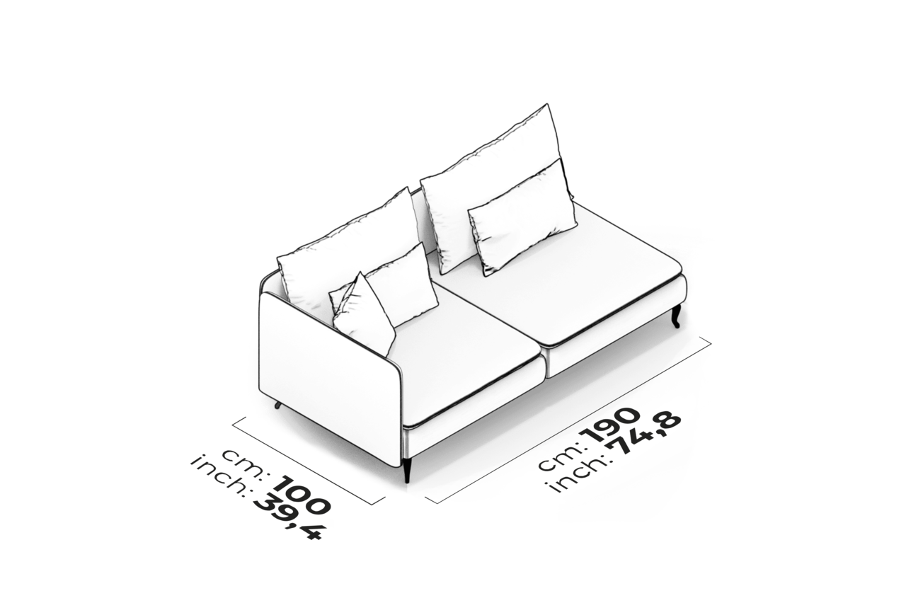 Schéma Module de bras 3 places (gauche)