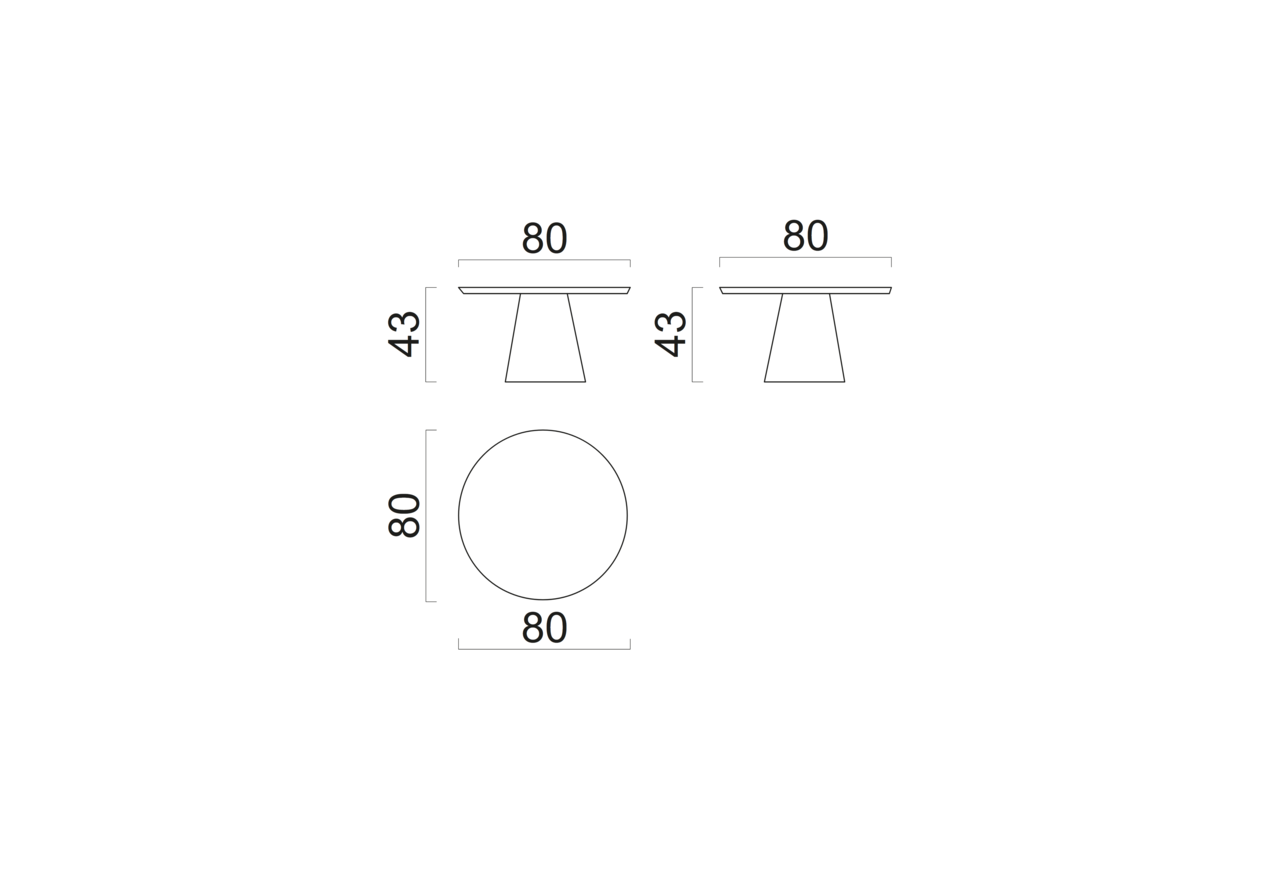 Schéma Petite table basse