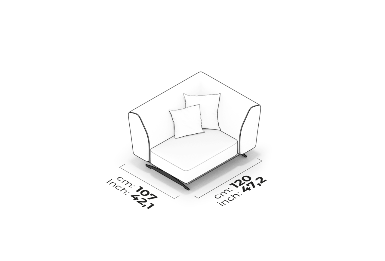 Schéma Module d'angle (droit)