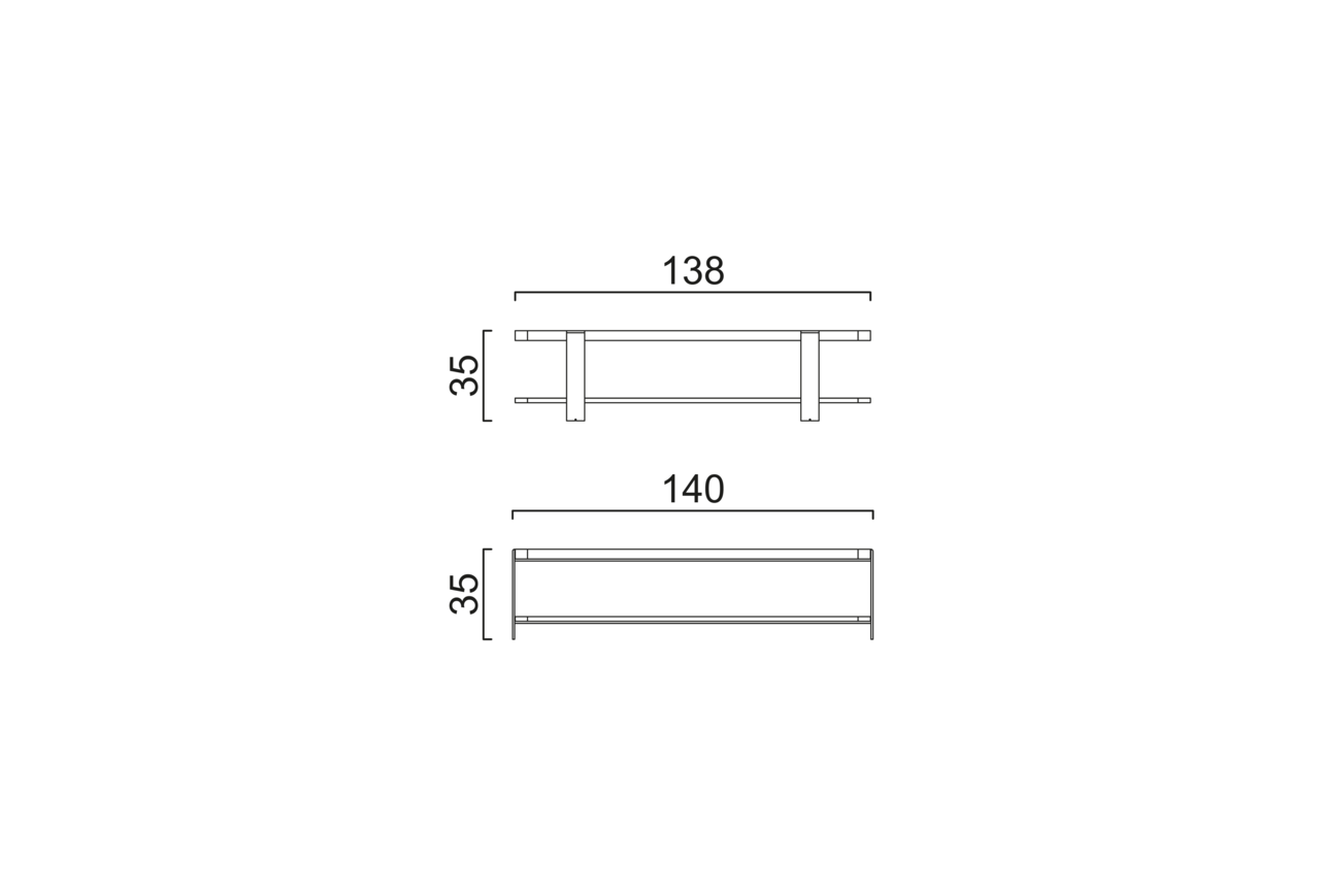 Schéma Grande table basse