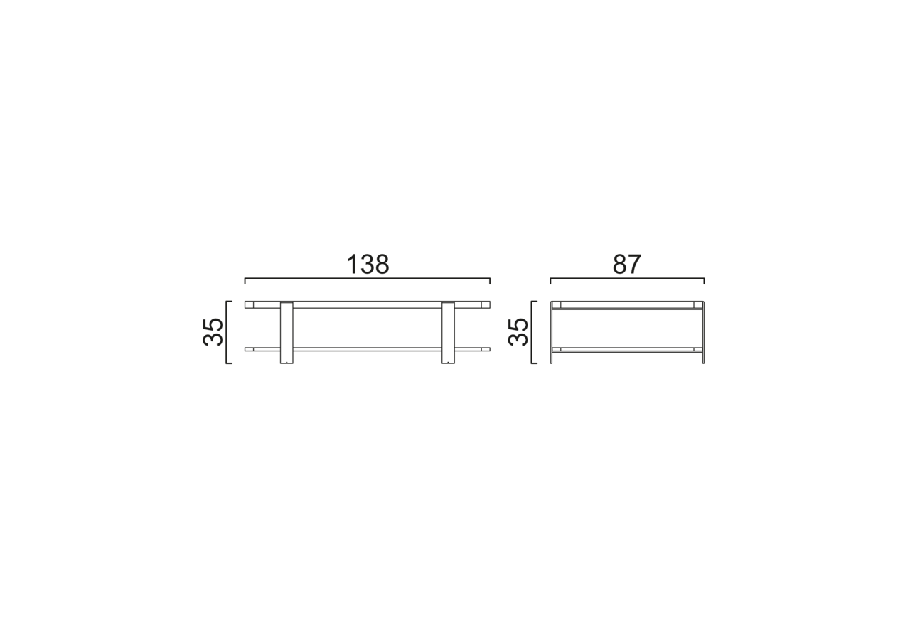 Schéma Petite table basse