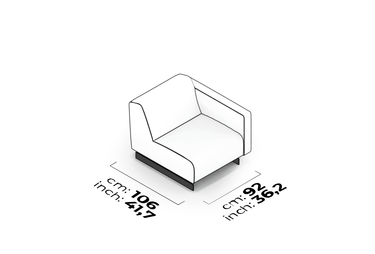 Schéma Module de bras 75 cm (droit)