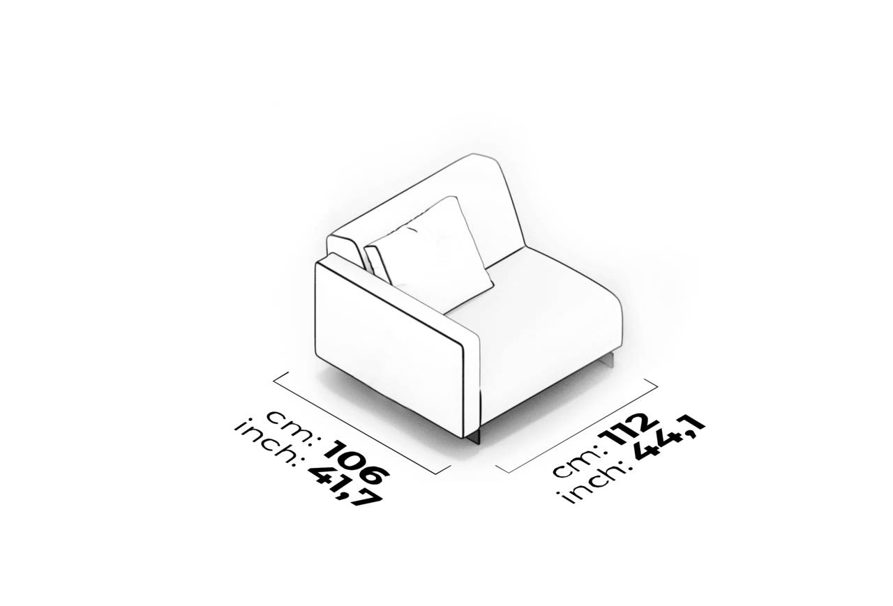 Schéma Module de bras 95 cm (gauche)