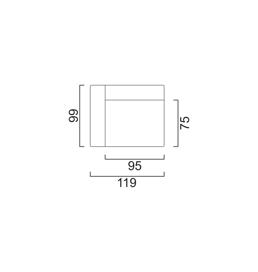 Schéma Module bras haut (gauche)