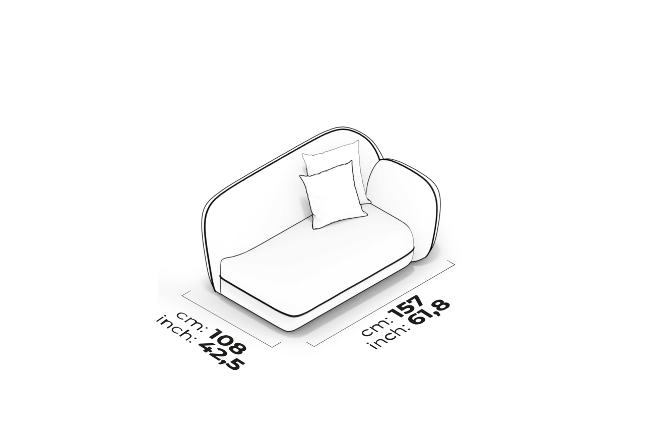 Schéma Module de bras 120cm (droit)
