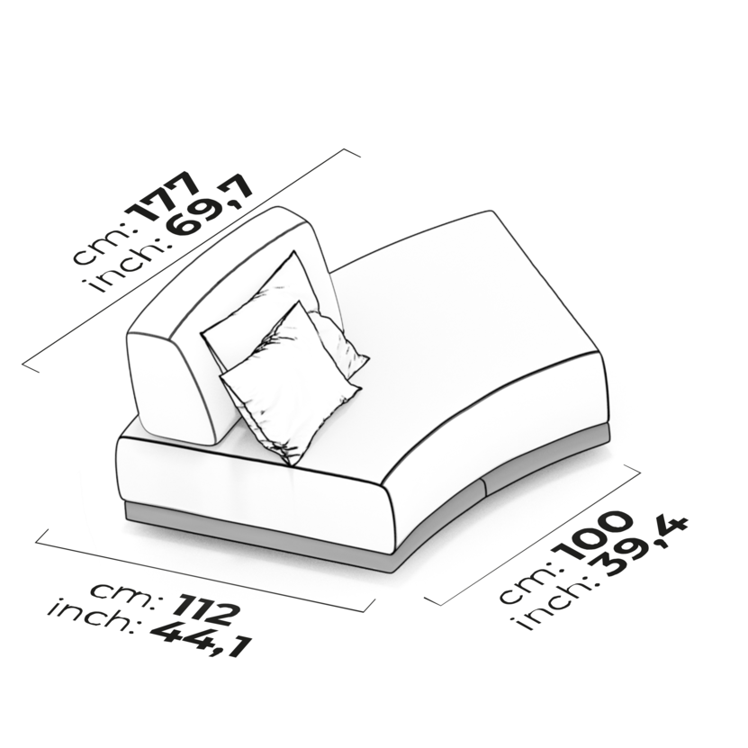 Schéma Module de dossier simple (Gauche)