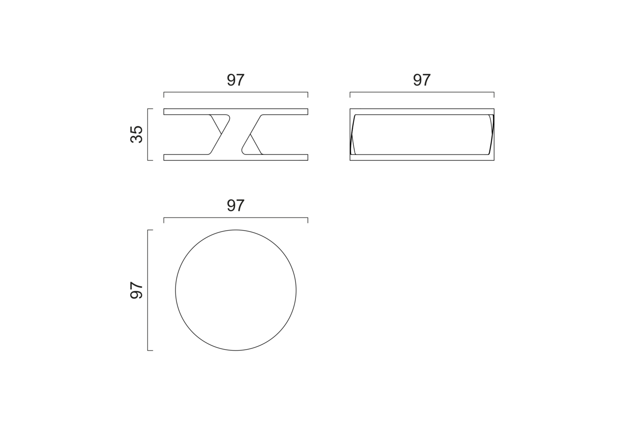 Schéma Grande table basse