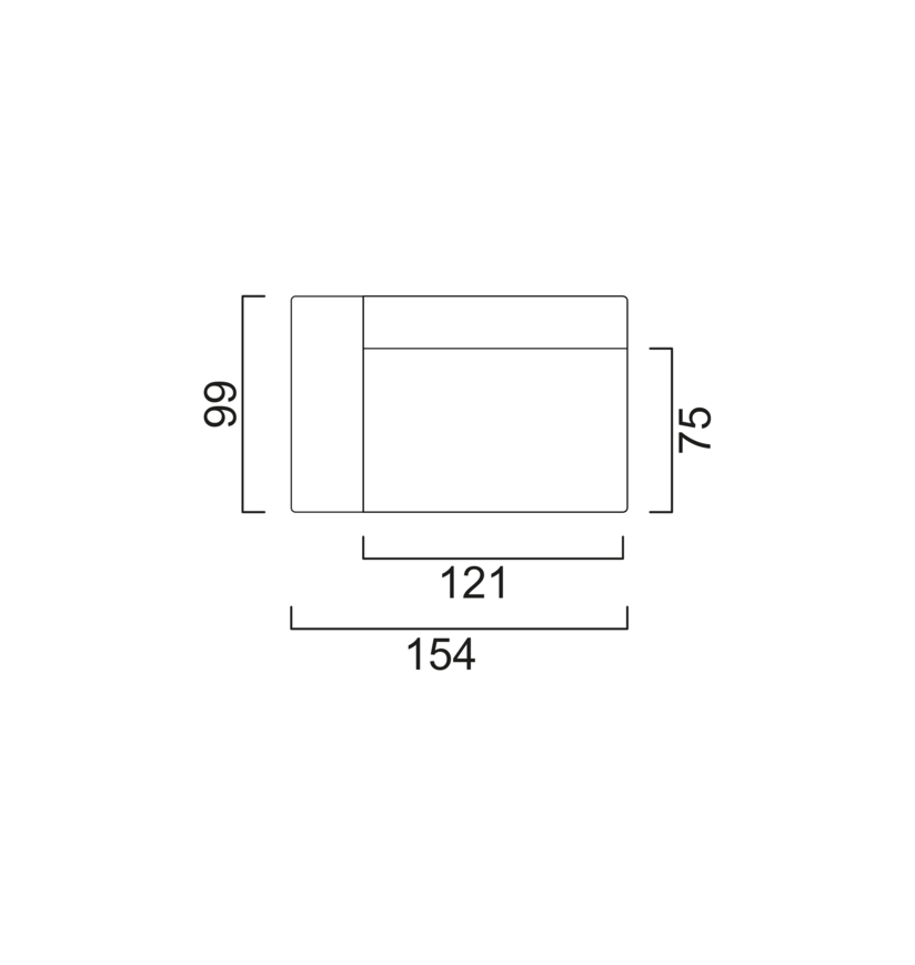 Schéma Module bras bas (gauche 120)