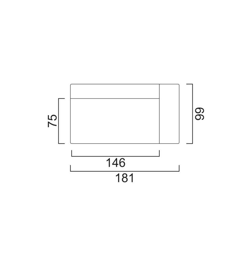 Schéma Module bras bas (droite 150)