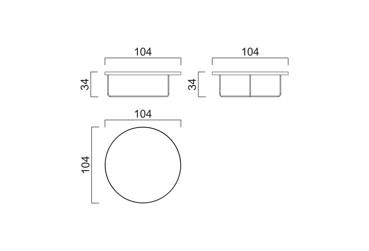 Schéma Petite table basse