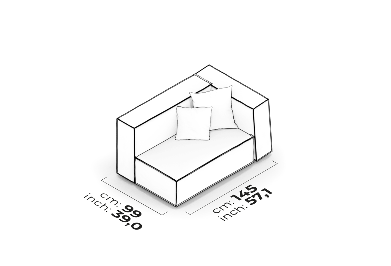 Schéma Module de bras haut 120 cm (droit)