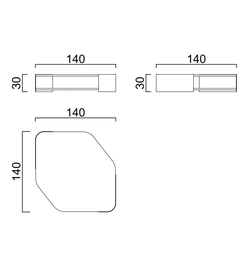 Schéma Table basse centrale