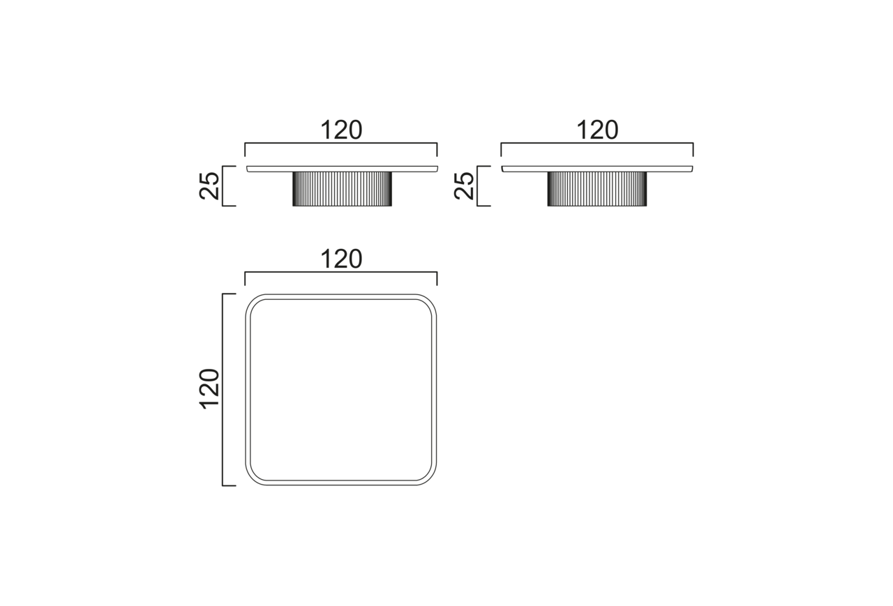 Schéma Grande table basse