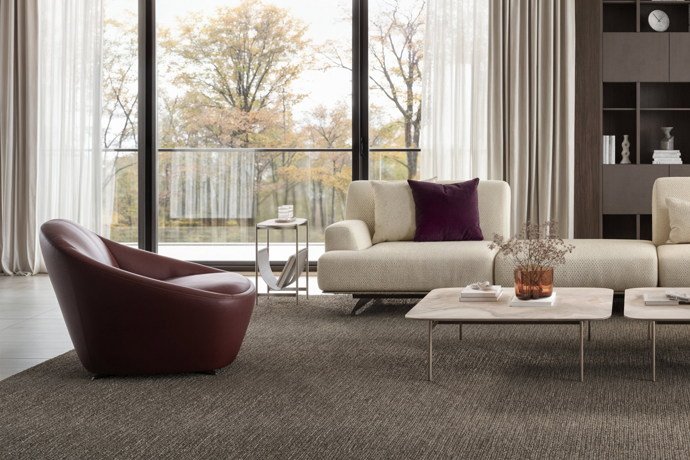 Fauteuil Tao dans un intérieur contemporain