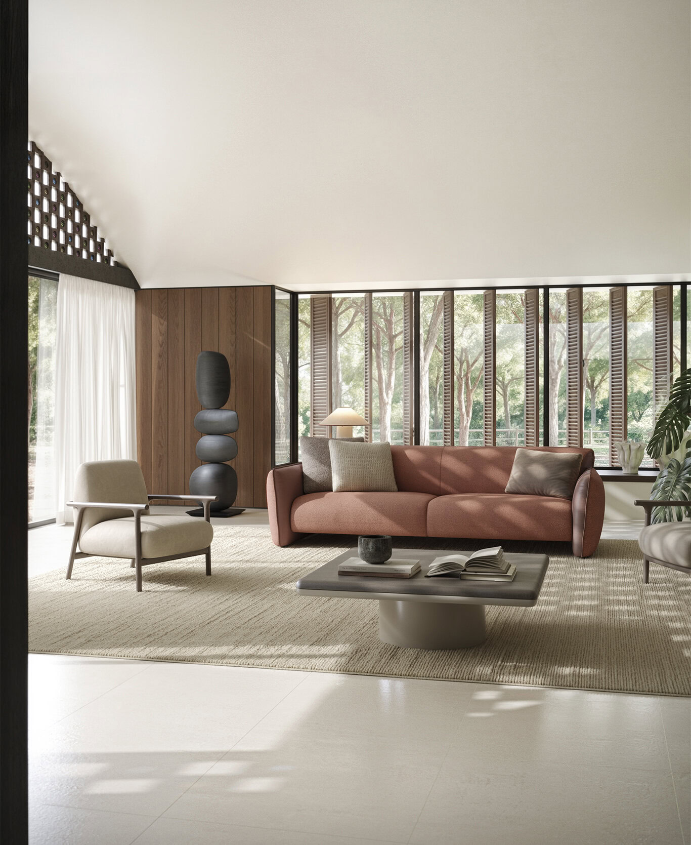 Ambiance luxueuse avec le canapé Tiffany