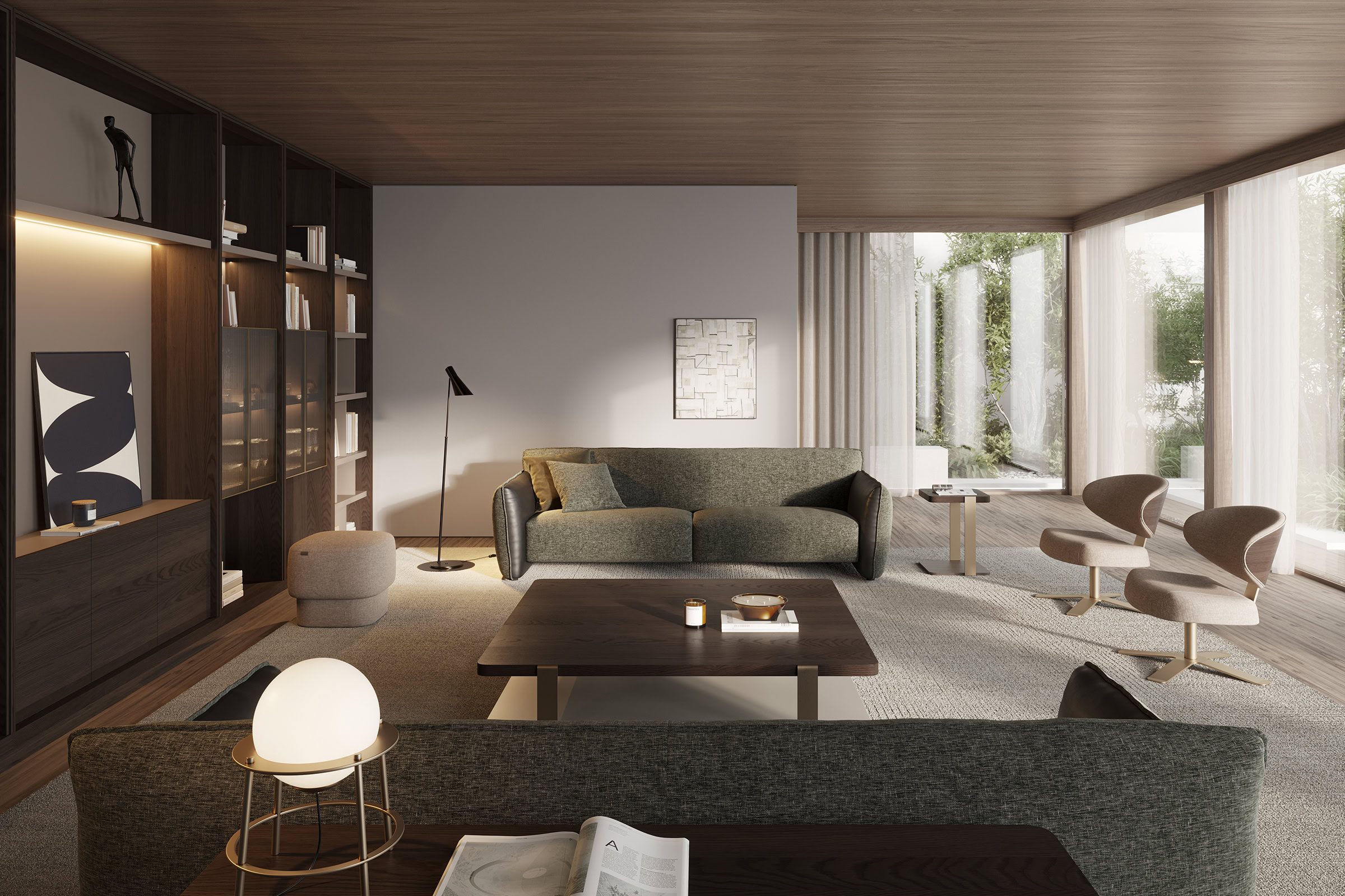 Canapé Tiffany comme pièce maîtresse