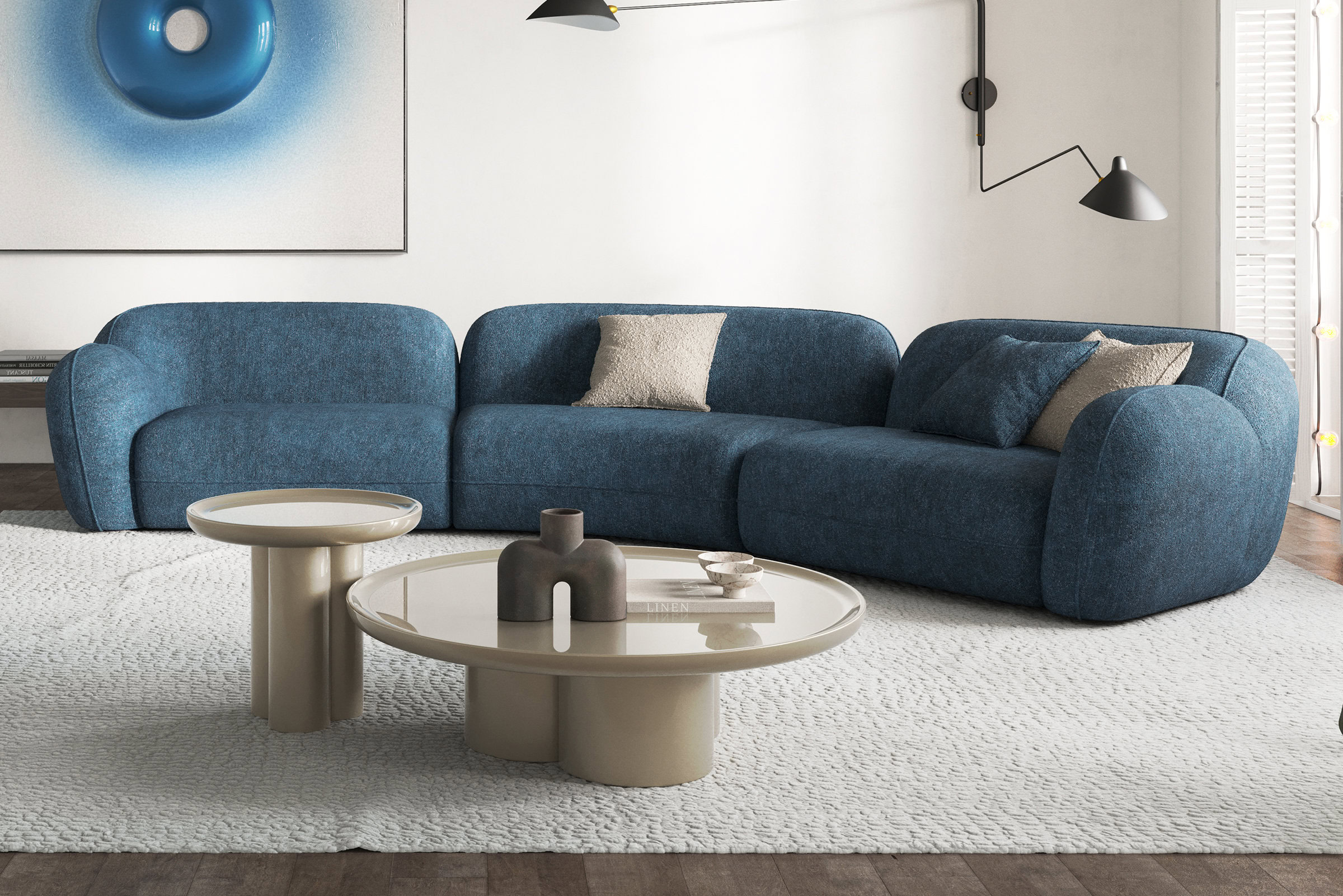 Ambiance moderne avec les tables Tridente