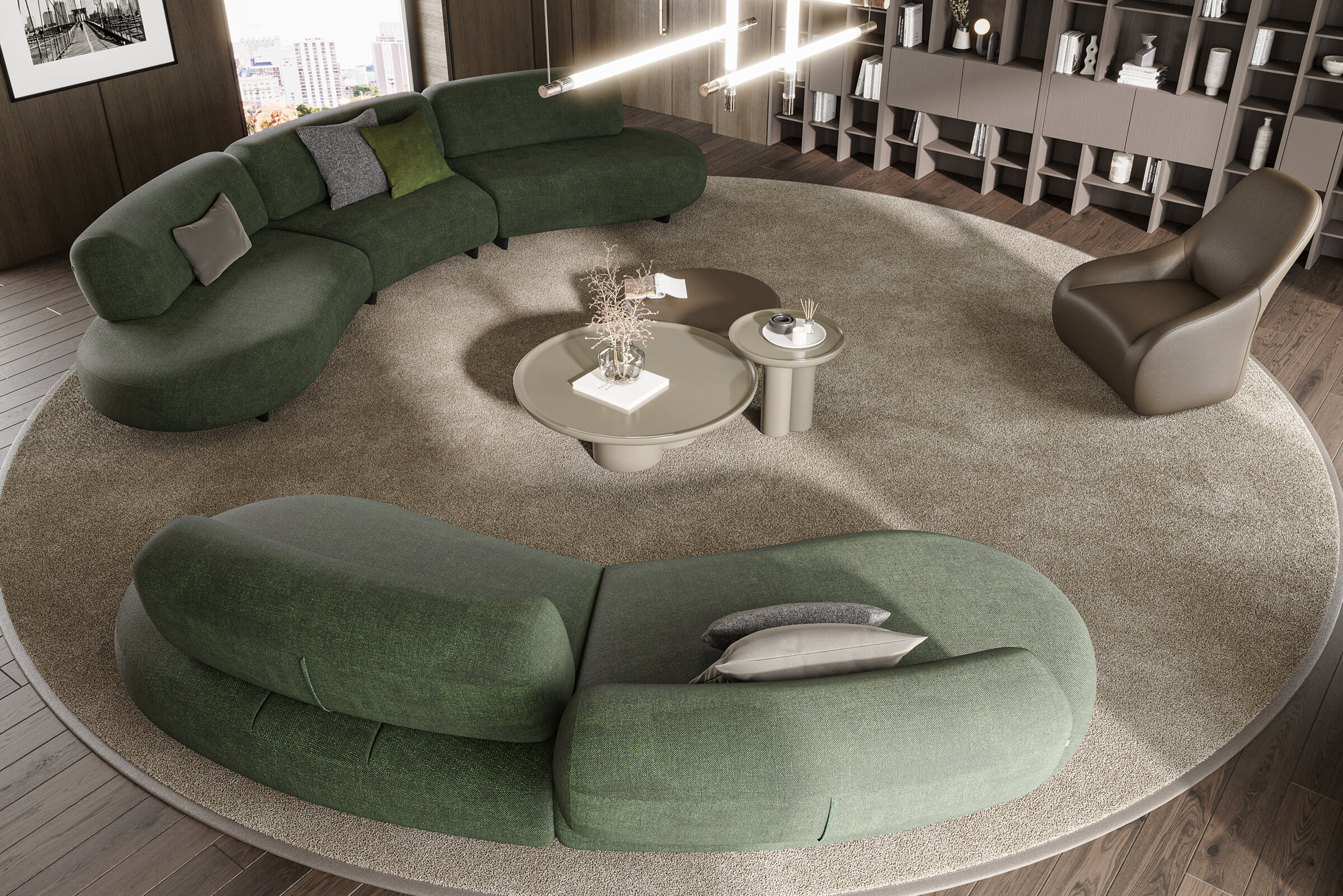 La table Tridente comme pièce maîtresse