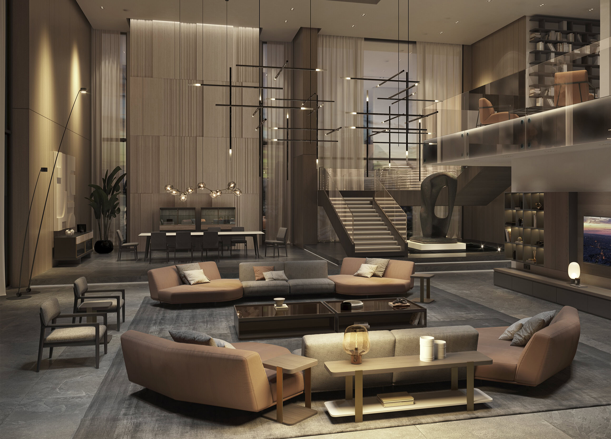 Ambiance moderne avec le canapé Valencia