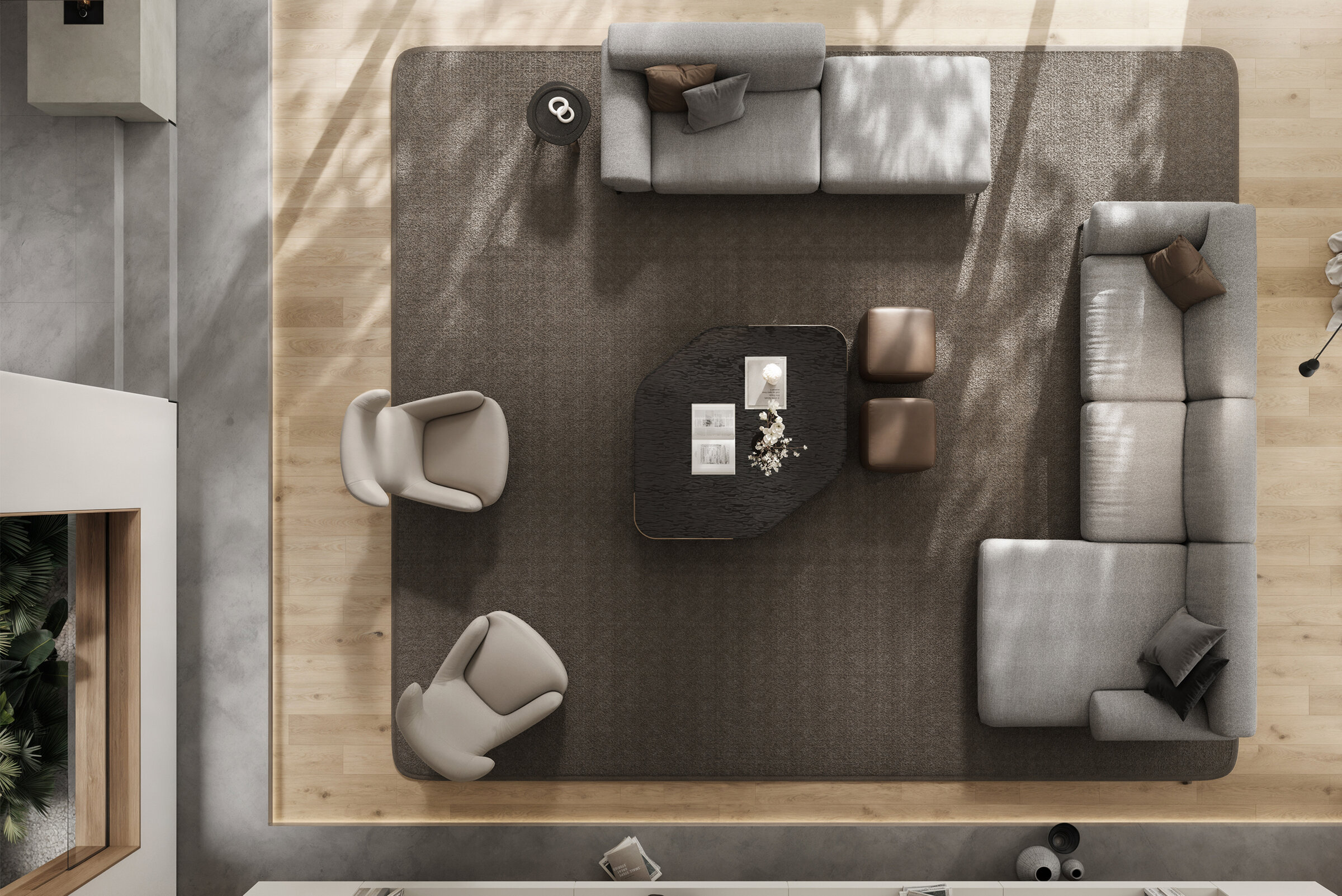 Élégance et simplicité du canapé Valencia