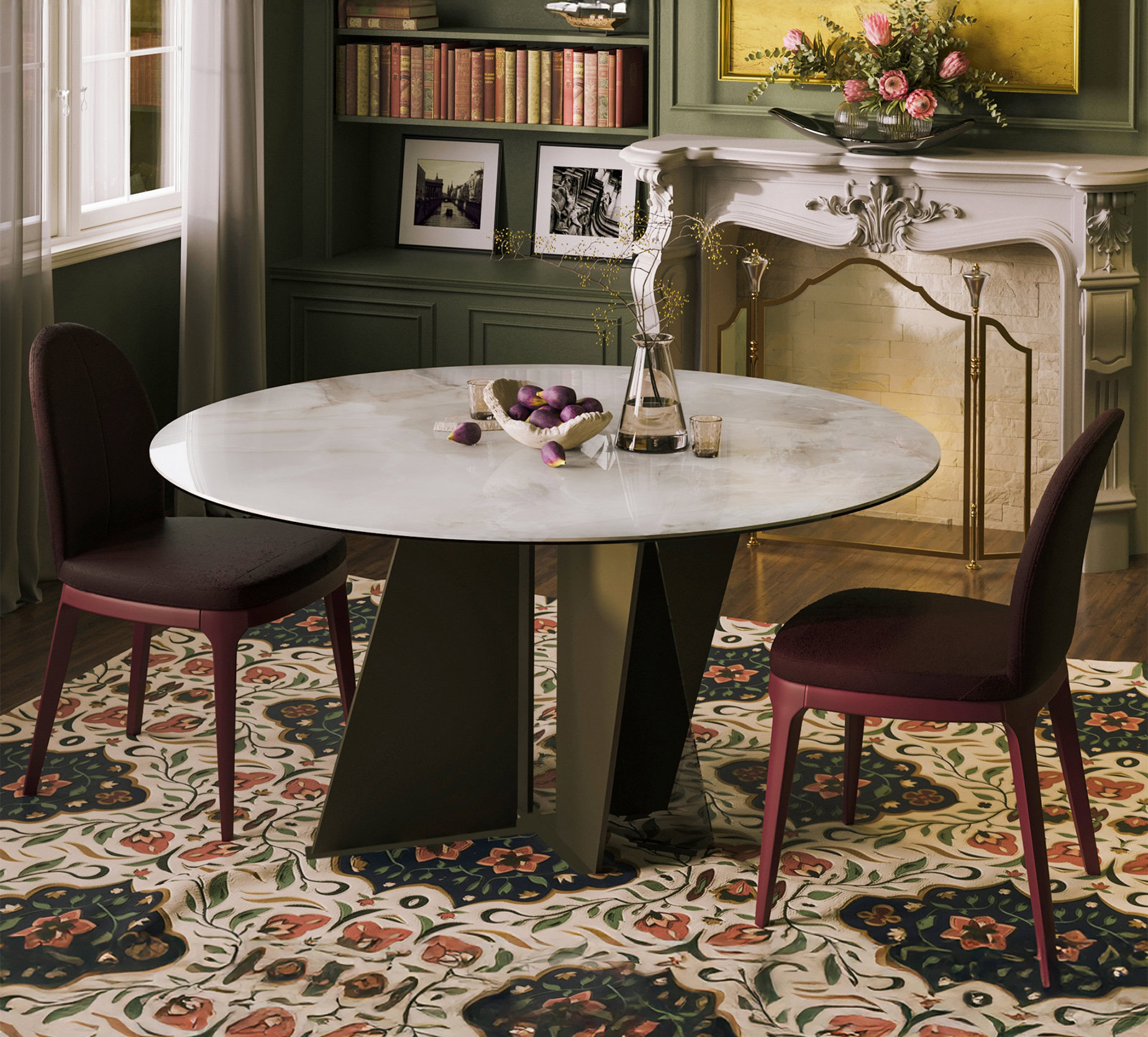 Table Vera dans une salle à manger