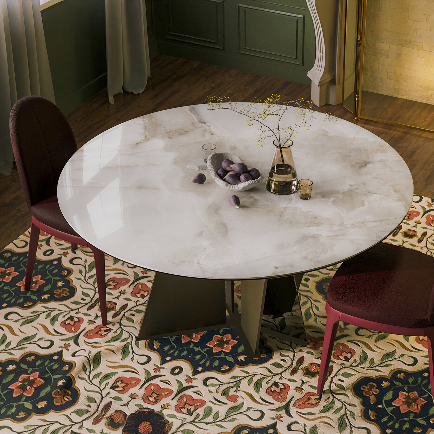 Ambiance avec la table Vera