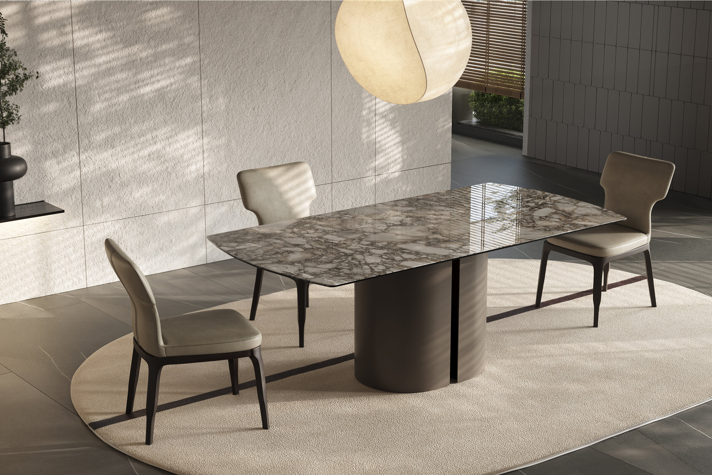 Table Vinci dans une salle à manger