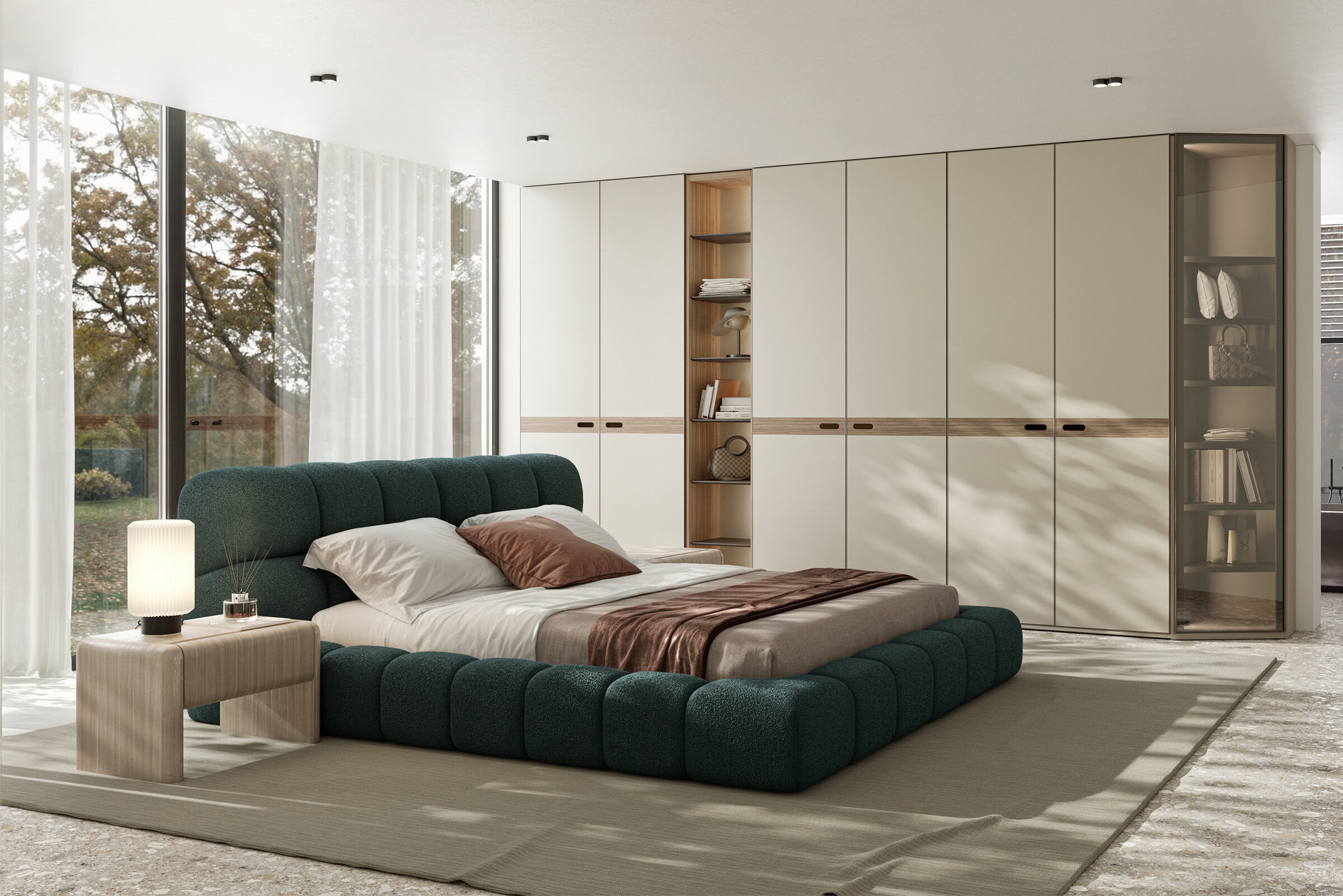 Lit Eliot dans une chambre élégante