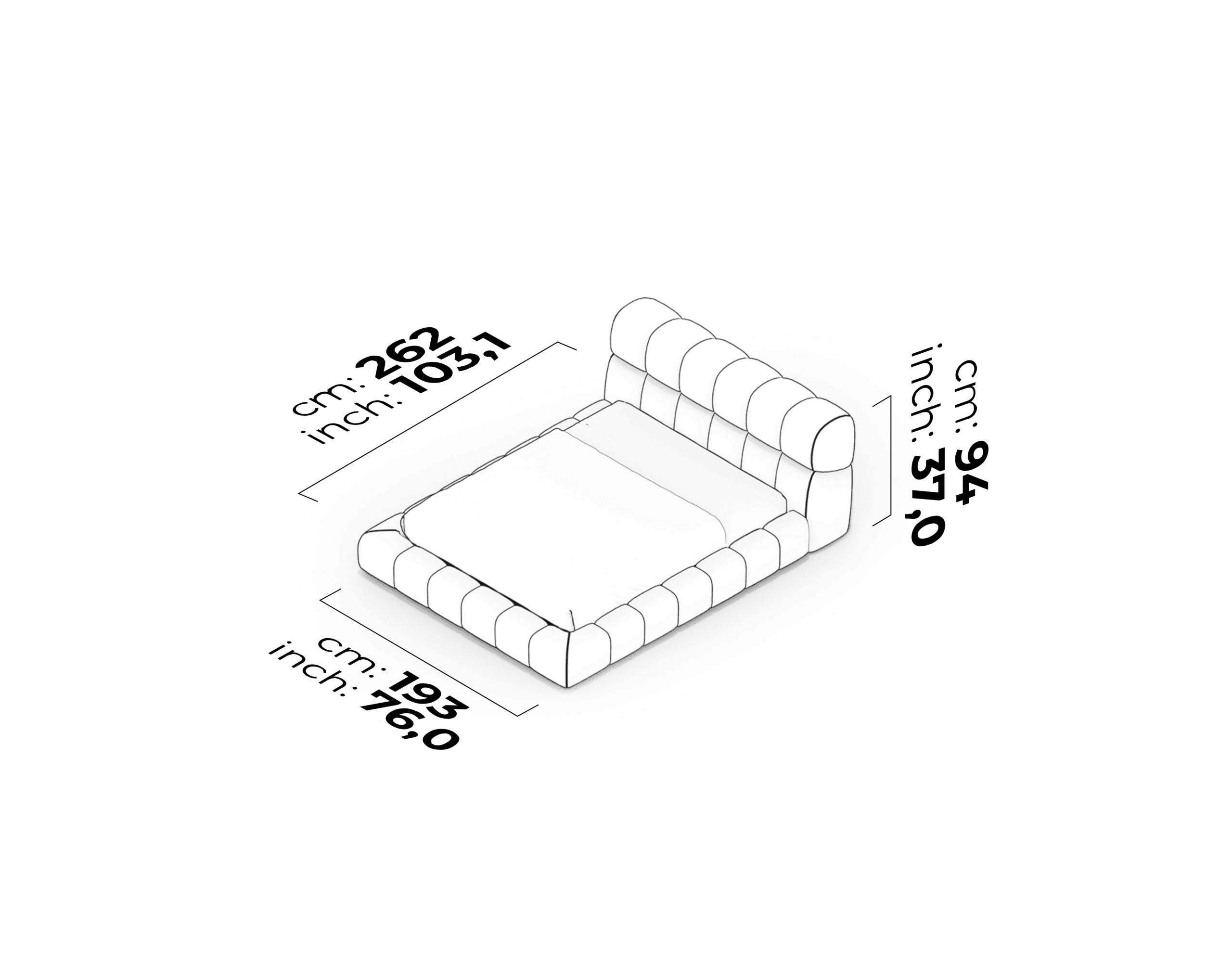 Schéma Lit Queen Size