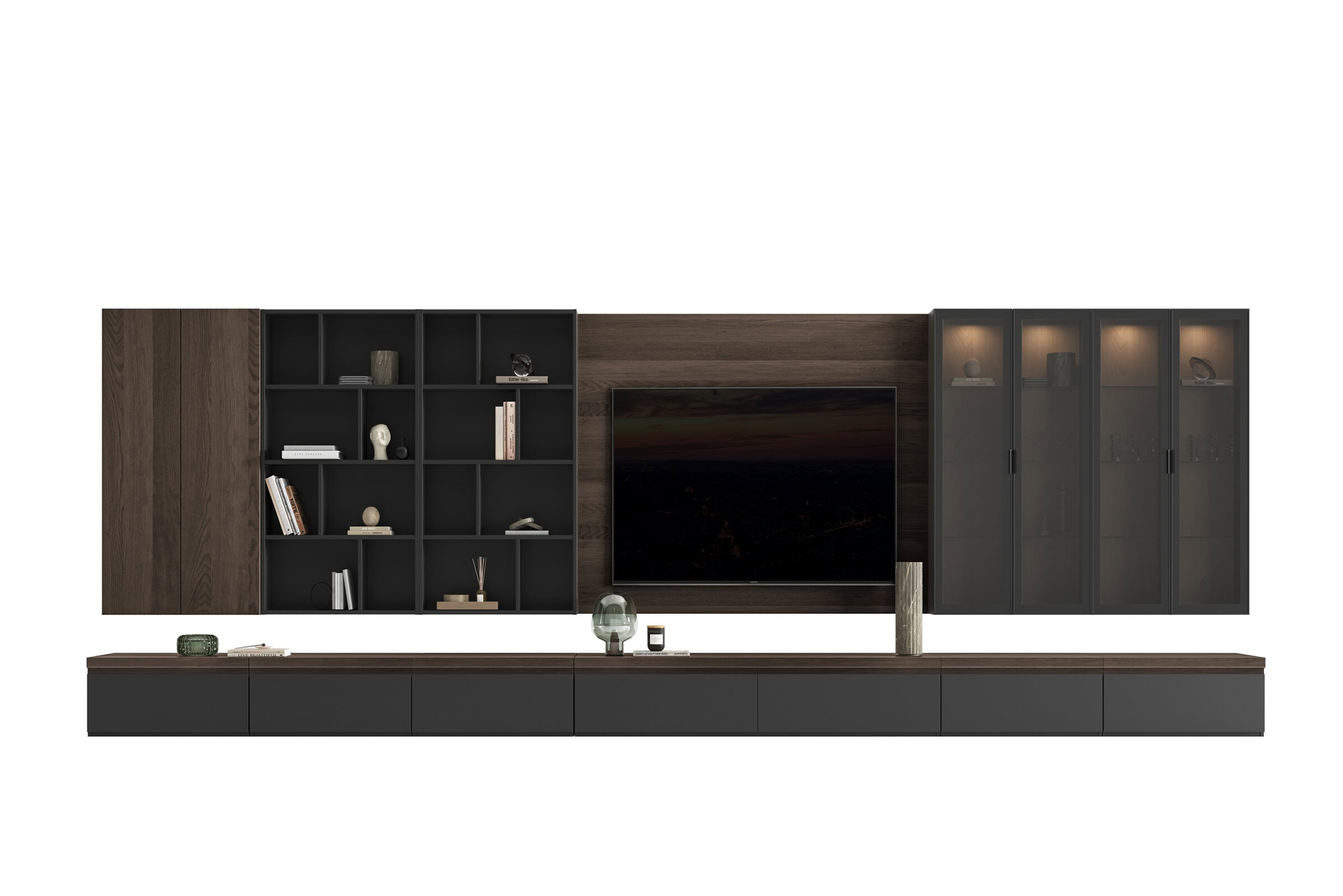 Composition Infinity sur fond blanc